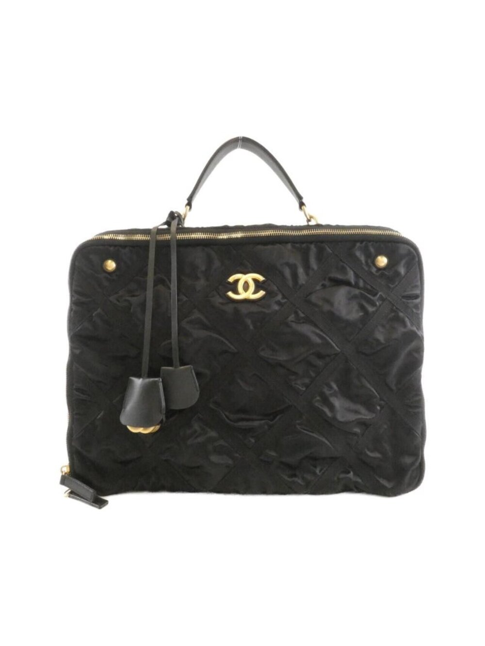 Chanel Boston Bag Travel Bags Black